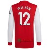 Oficiální Fotbalový Dres s Dlouhý Rukáv Arsenal Willian 12 Domácí 2021-22 pro Muži